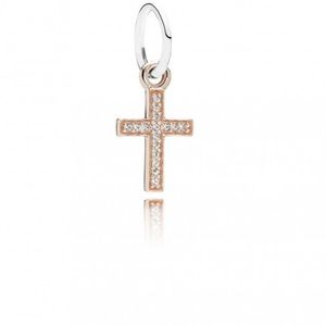 Pandora Rose Gold Cross Charm